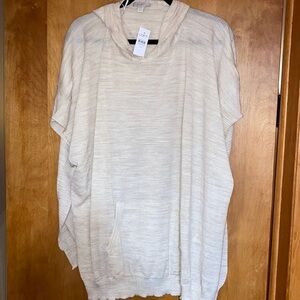 Nwt Loft poncho cream